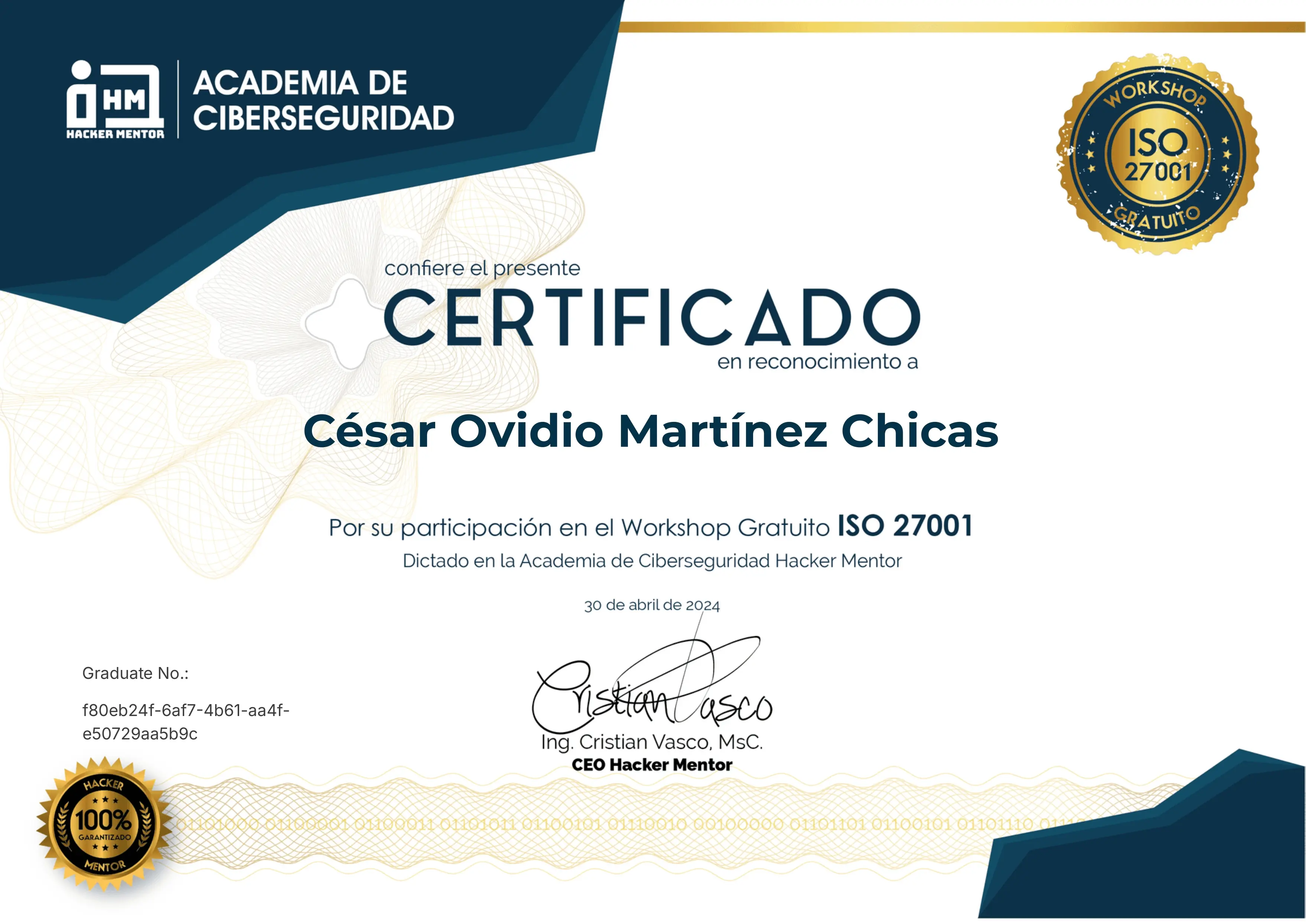 Captura de pantalla del proyecto ./Certificados/27001.webp