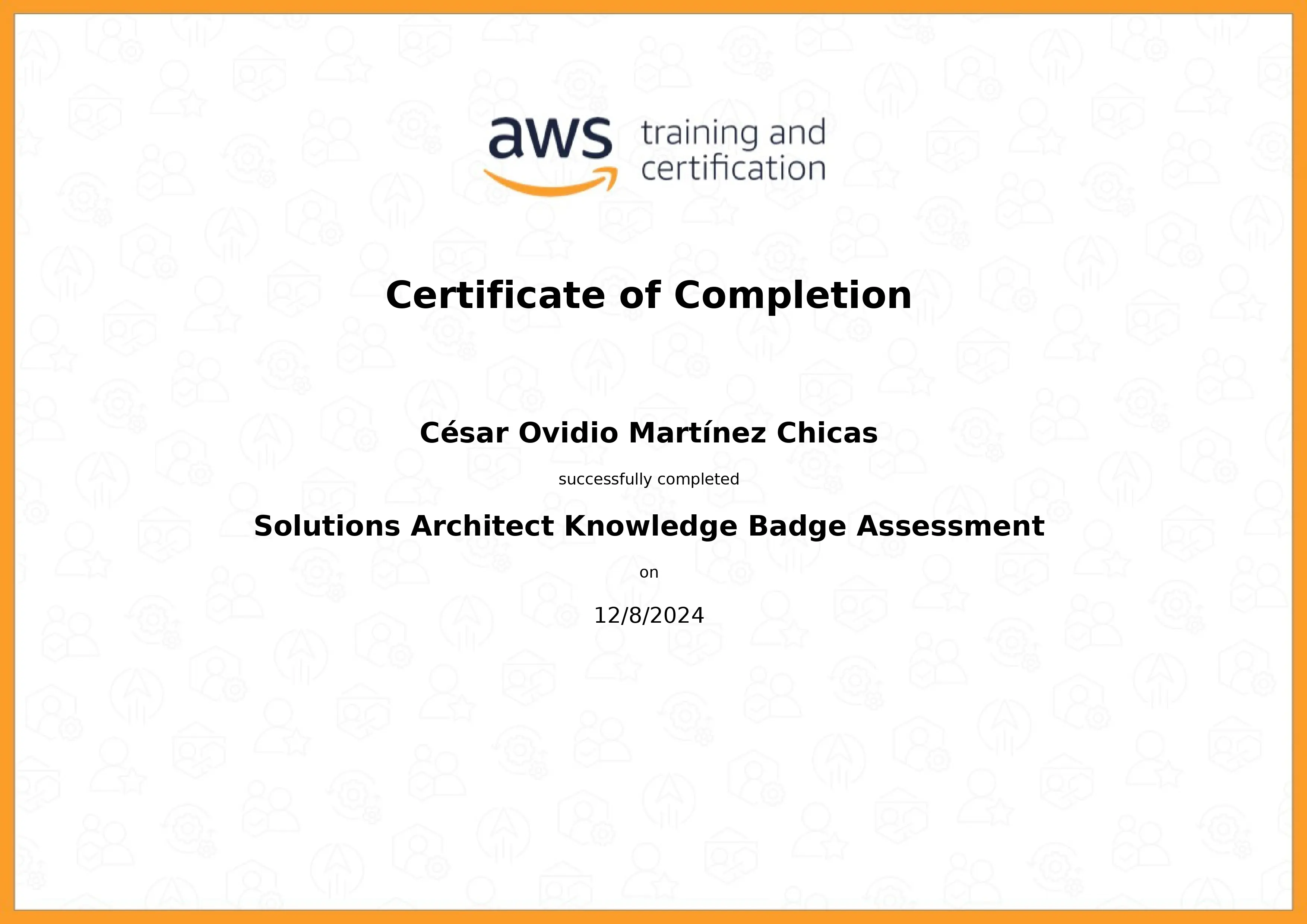 Captura de pantalla del proyecto ./Certificados/AWSarchitecting.webp